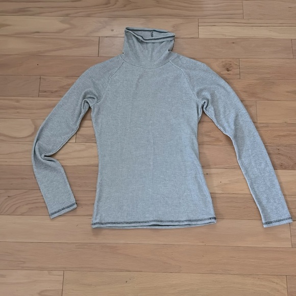 FP Intimately | Heather Gray | Ribbed | Long-sleeved | Turtleneck | size S - Picture 1 of 5